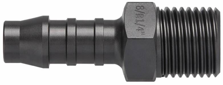 Conector  drept cu filet exterior conic - PA 6