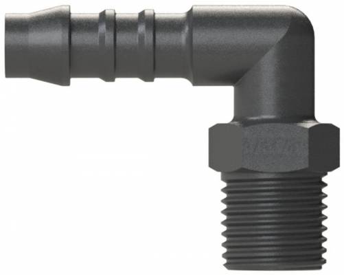 Conector L cu filet exterior conic - PA 6