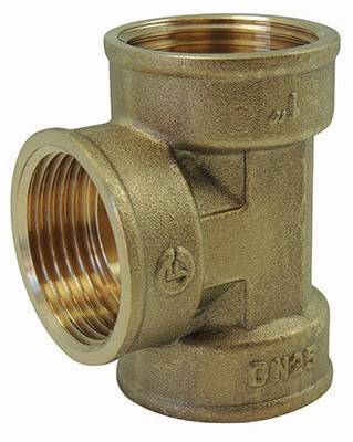 Conector T cu filete interioare G 1/2&QUOT;, PN 16, alama
