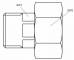 Racord olandez lung, filet ext. R 1&QUOT;-int. G 1 1/4&QUOT;, etansare conica, PN 16, alama