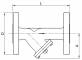 Filtru Y, flanse ANSI B16.42, 2 1/2&QUOT; (DN65)