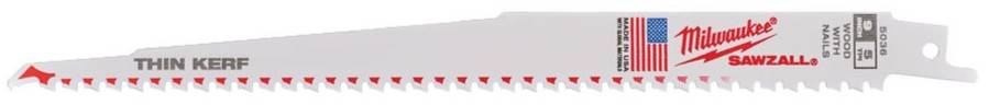 Lemn cu cuie: Panze pentru demolari THIN KERF - 25 buc - 230 mm