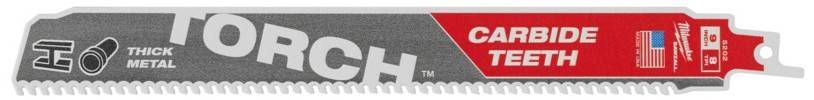 Metal: Panza Heavy duty TORCH cu dinti din carbura - 8 TPI - 1 buc - 230 mm