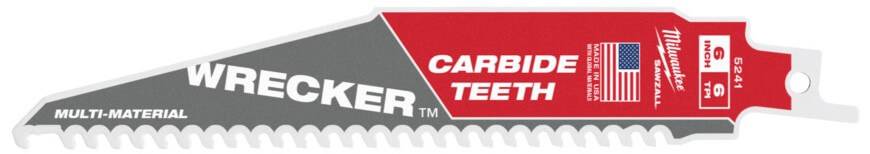 Panza multi-material Heavy Duty Wrecker cu dinti din carbura - 6 TPI - 1 buc - 150 mm