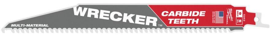 Panze multi-material Heavy Duty Wrecker cu dinti din carbura - 6 TPI - 5 buc - 230 mm