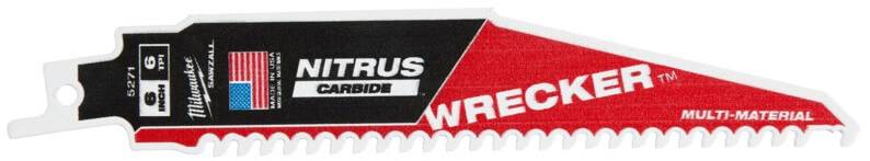 Panza multi-material Wrecker cu Nitrus Carbide - 6 TPI - 1 buc - 150 mm