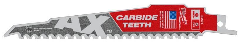 Lemn cu cuie: Panza Heavy Duty AX cu dinti din carbura pentru lucrari de demolare - 1 buc - 150 mm