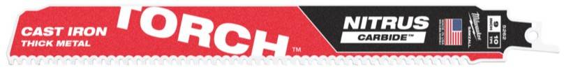 Metal: Panza Heavy duty TORCH NITRUS CARBIDE - 10 TPI - 1 buc - 230 mm