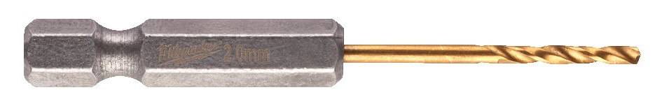 RED HEX - 2 Burghie SHOCKWAVE HSS-Ground Titan pentru metal 2 x 59,5 mm - Milwaukee