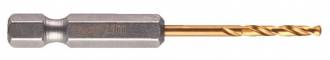 RED HEX - 2 Burghie SHOCKWAVE HSS-Ground Titan pentru metal 2,5 x 62 mm - Milwaukee