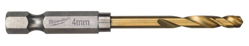 RED HEX - 2 Burghie SHOCKWAVE HSS-Ground Titan pentru metal 4 x 71,5 mm - Milwaukee