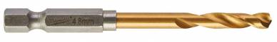 RED HEX - Burghiu SHOCKWAVE HSS-Ground Titan pentru metal 4,8 x 78 mm - Milwaukee