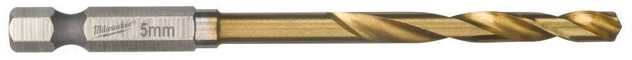 RED HEX - Burghiu SHOCKWAVE HSS-Ground Titan pentru metal 5 x 80 mm - Milwaukee