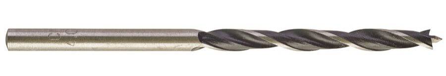Burghiu pentru lemn cu varf de centrare 4 x 75 mm - DIN 7487 E - Milwaukee