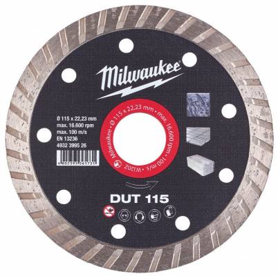Discuri diamantate DUT 115 mm - Milwaukee