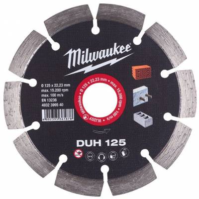 Discuri diamantate DUH 125 mm - Milwaukee