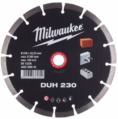 Discuri diamantate DUH 230 mm - Milwaukee