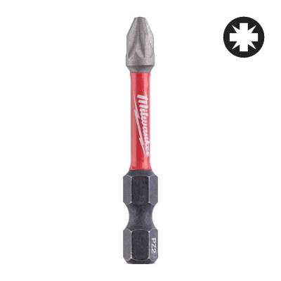 Biti PZ pentru surubelnite PZ2 x 50 mm SHOCKWAVE IMPACT DUTY - 10 buc -Milwaukee
