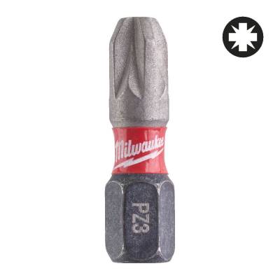 Biti PZ pentru surubelnite PZ3 x 25 mm SHOCKWAVE IMPACT DUTY - 3 buc - Milwaukee