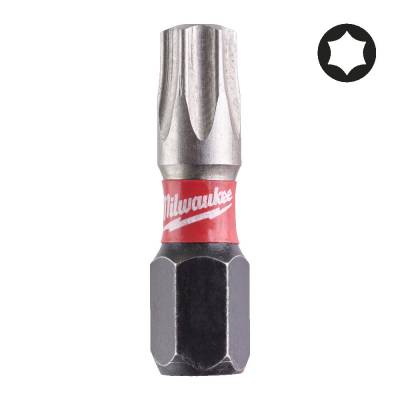 Biti TX pentru surubelnite TX30 x 25 mm SHOCKWAVE IMPACT DUTY - 25 buc - Milwaukee