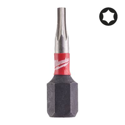 Biti TX pentru surubelnite TX8 x 25 mm SHOCKWAVE IMPACT DUTY - 3 buc - Milwaukee