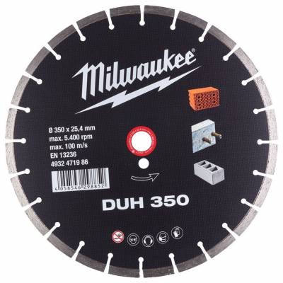 Discuri diamantate DUH 350 mm - Milwaukee