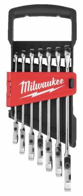 Set 7 chei fixe MAX BITE cu clichet si cap pivotant - Milwaukee