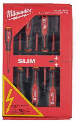 Set 7 surubelnite VDE Tri-Lobe - PZ - Milwaukee