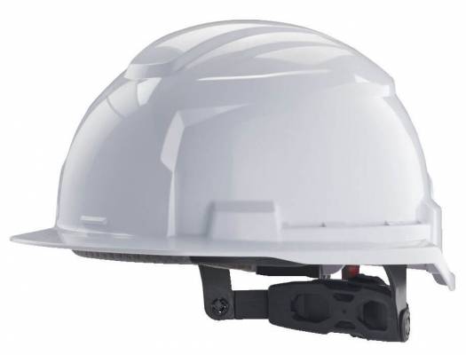 Casca de protectie BOLT 100, neventilata, fara curea de barbie, alba - Milwaukee