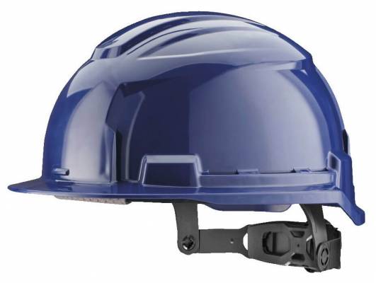 Casca de protectie BOLT 100, neventilata, fara curea de barbie, albastru - Milwaukee