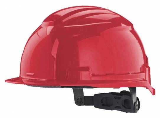 Casca de protectie BOLT 100, neventilata, fara curea de barbie, rosie - Milwaukee