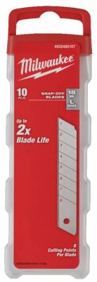Set 10 lame de cutter 18 mm - Milwaukee
