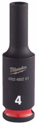 Cheie tubulara 1/4&QUOT; patrat - 4 mm - 50 mm - Milwaukee