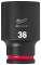 Cheie tubulara 1/2&QUOT; patrat - 36 mm - 78 mm - Milwaukee