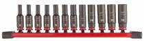 Set de 12 chei tubulare de impact 1/4&QUOT; SHOCKWAVE Impact Duty - Milwaukee