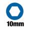 Surubelnita cap hexagonal HOLLOWCORE 10 mm - Milwaukee