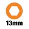 Surubelnita cap hexagonal HOLLOWCORE 13 mm - Milwaukee
