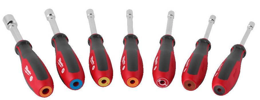 Set de 7 surubelnite cap hexagonal HOLLOWCORE - Milwaukee