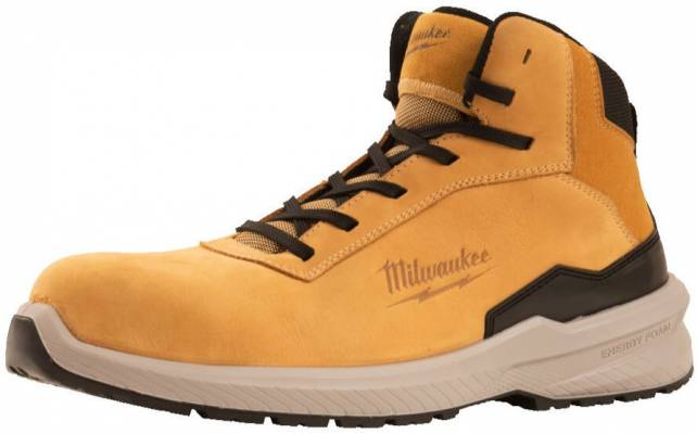 Ghete bej de protectie Flextred cu sireturi - marimea 36 - Milwaukee