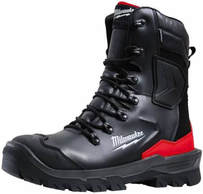 Bocanci negri inalti de protectie Armourtred cu sireturi - marimea 41 - Milwaukee
