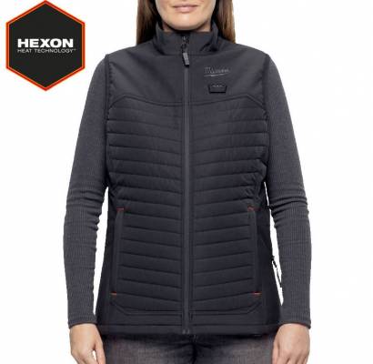 Vesta puffer incalzita M12 Hexon dama - L - negru