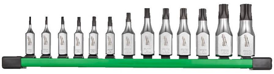 Set chei tubulare rezistente la manipulare 1/4&QUOT; si 3/8&QUOT; TORX, 13 buc - Milwaukee