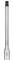 Cheie tubulara lunga 3/8&QUOT; HEX, cu cap sferic, 8 mm - Milwaukee