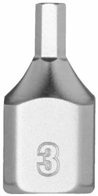Cheie tubulara scurta 3 mm HEX 1/4&QUOT; - Milwaukee