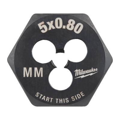 Filiera hexagonala pentru filet metric M5 - 0,8 mm - Milwaukee