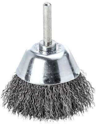 Perie ondulata tip cupa pentru polizor drept, Ø 70 mm, sarma 0,3 mm din otel, 2 buc - Milwaukee