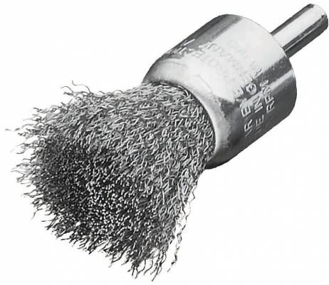 Perie ondulata tip tija pentru polizor drept, Ø 22 mm, sarma 0,3 mm din otel, 3 buc - Milwaukee