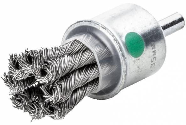 Perie rasucita tip tija pentru polizor drept, Ø 22 mm, sarma 0,35 mm din otel inoxidabil, 3 buc - Milwaukee