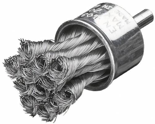 Perie rasucita tip tija pentru polizor drept, Ø 19 mm, sarma 0,35 mm din otel, 3 buc - Milwaukee