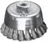 Perie rasucita tip cupa pentru polizor unghiular, Ø 90 mm, sarma 0,5 mm din otel - Milwaukee